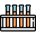 external test-tubes-laboratory-konkapp-outline-color-konkapp icon