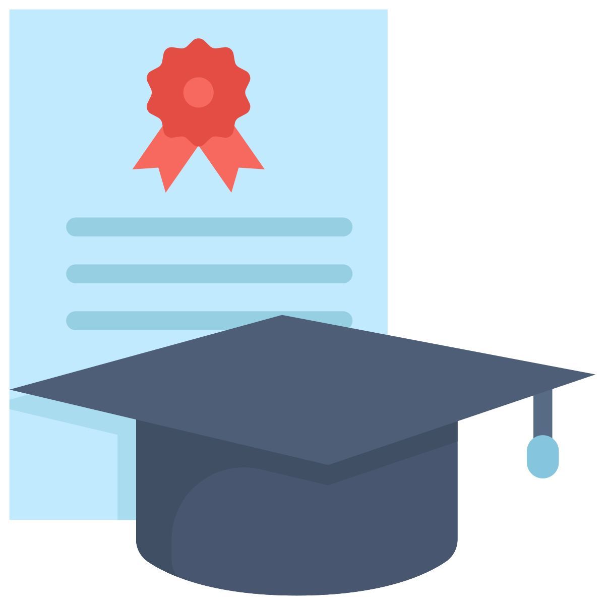 graduation diploma icon