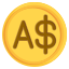 external dollar-sign-currency-kosonicon-flat-kosonicon-2 icon