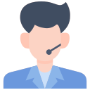 external customer-service-insurance-kosonicon-flat-kosonicon icon