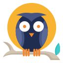 external owl-halloween-kosonicon-flat-kosonicon icon