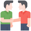 external partnership-handshake-business-teamwork-kosonicon-flat-kosonicon icon