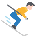 external skiing-hobbies-kosonicon-flat-kosonicon icon