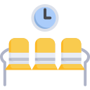 external waiting-hall-airport-kosonicon-flat-kosonicon icon