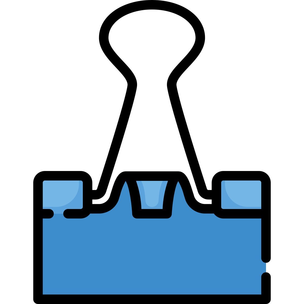 binder clip icon