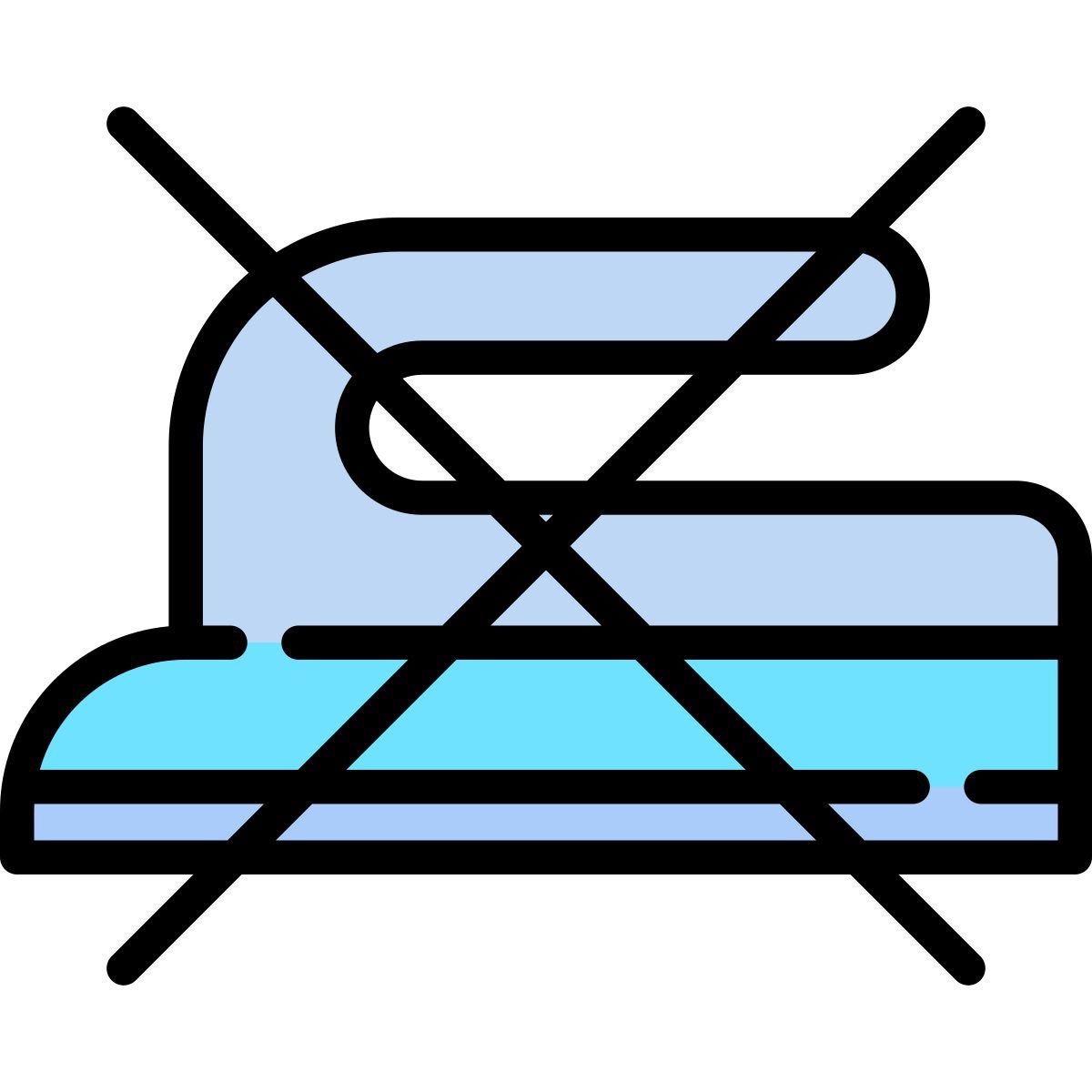 do not iron icon