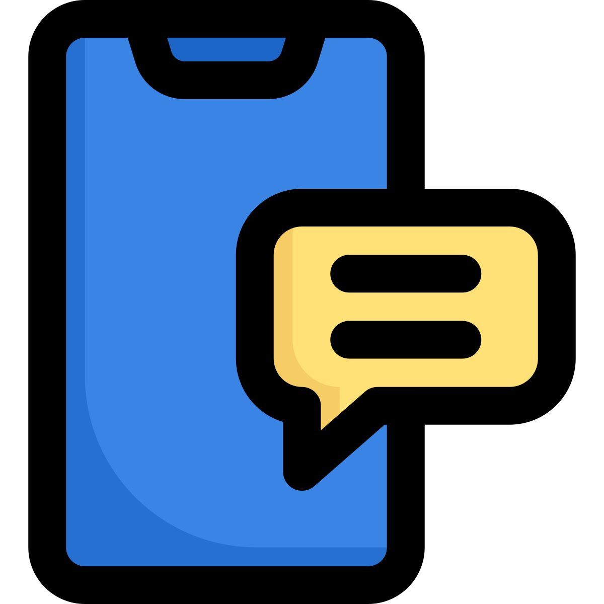 mobile chat icon