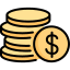 external dollar-coins-ecommerce-kosonicon-lineal-color-kosonicon icon