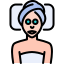 external face-massage-stay-at-home-for-quarantine-kosonicon-lineal-color-kosonicon icon