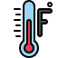 external fahrenheit-degrees-temperature-kosonicon-lineal-color-kosonicon icon