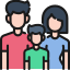 external families-insurance-kosonicon-lineal-color-kosonicon icon