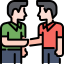 external partnership-handshake-business-teamwork-kosonicon-lineal-color-kosonicon icon