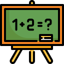 external blackboard-back-to-school-kosonicon-lineal-color-kosonicon icon