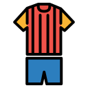 external football-uniform-soccer-and-football-match-kosonicon-lineal-color-kosonicon icon