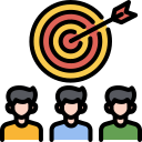 external goal-business-teamwork-kosonicon-lineal-color-kosonicon icon
