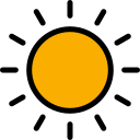 external sunny-weather-kosonicon-lineal-color-kosonicon icon