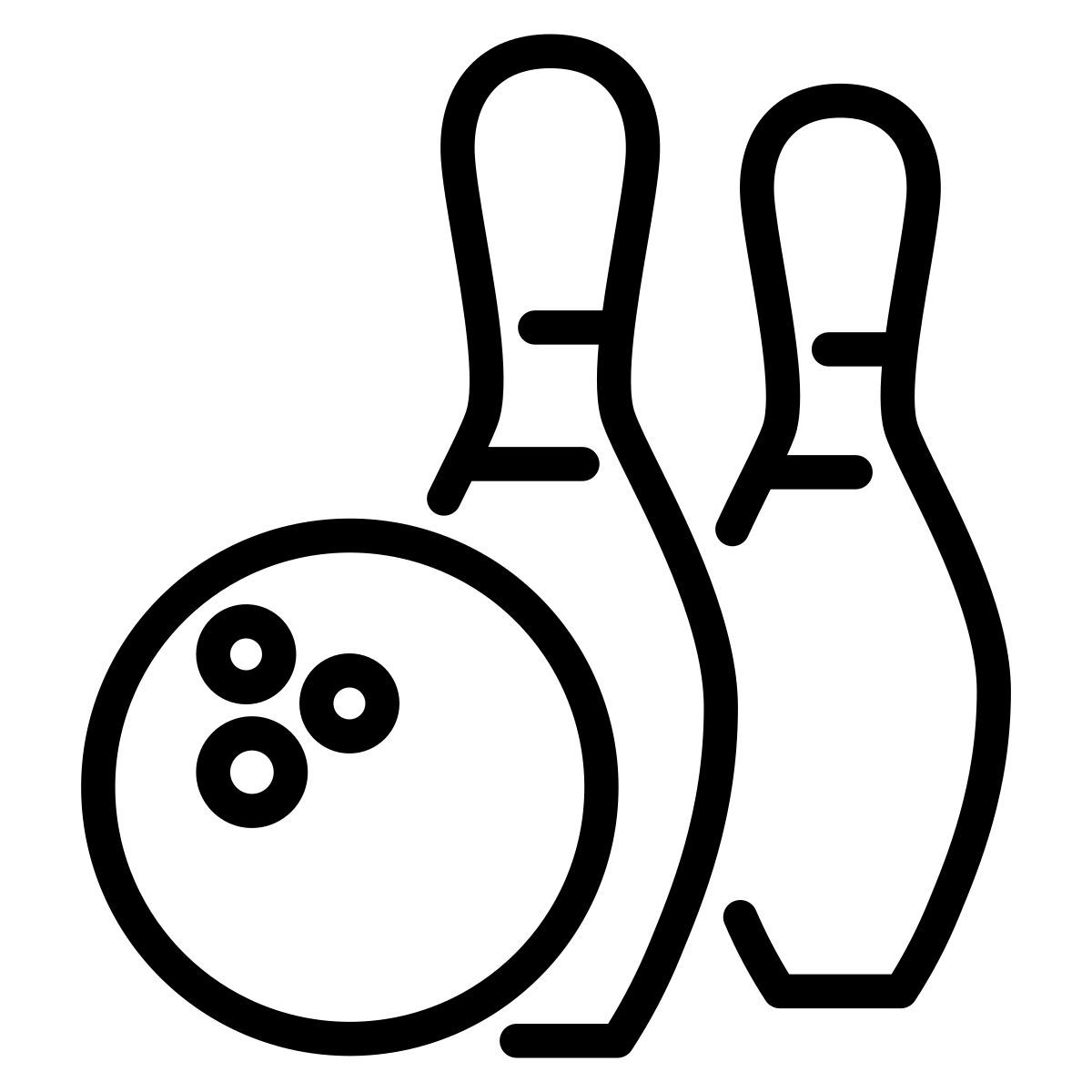 bowling game icon
