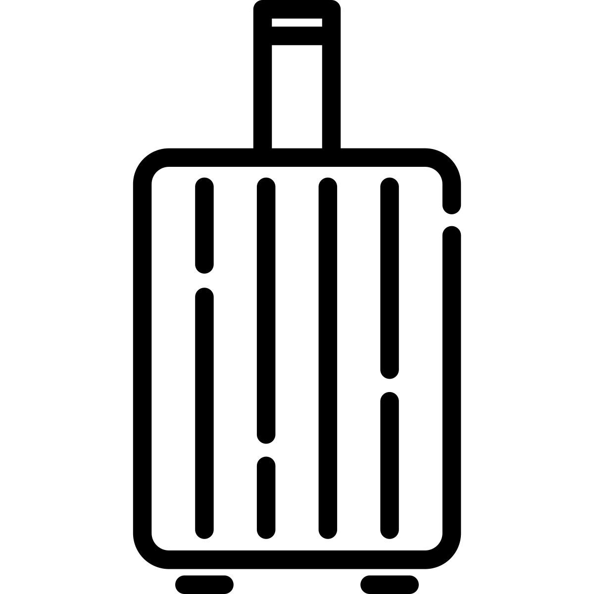 travel baggage icon