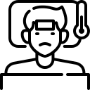 external fever-temperature-kosonicon-outline-kosonicon icon