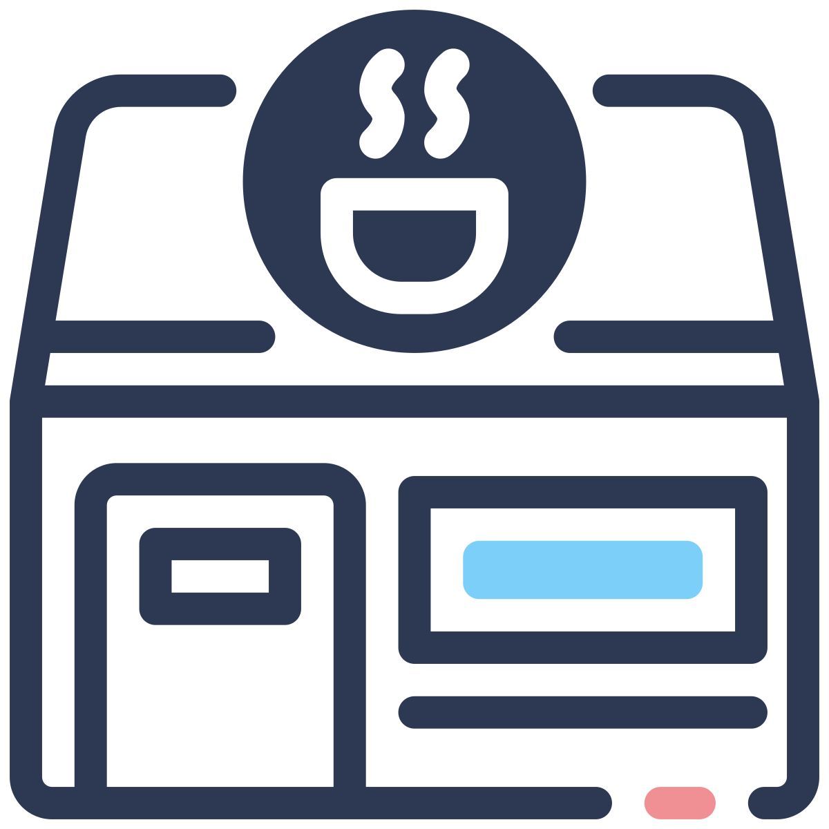 cafetaria coffee shop icon