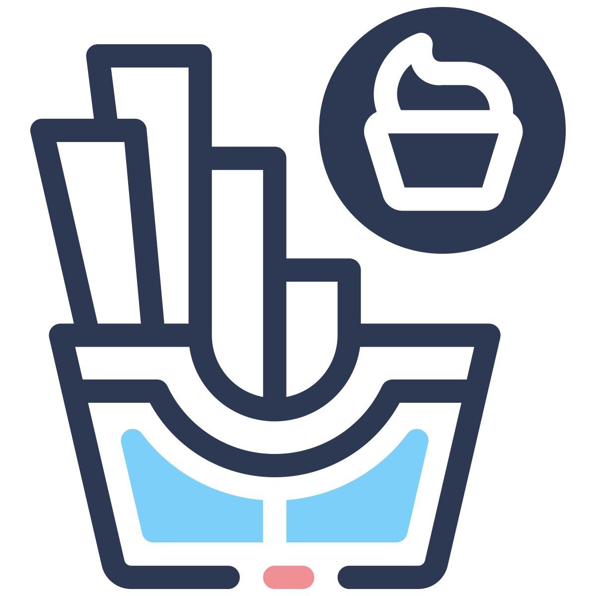 cafetaria french fries icon