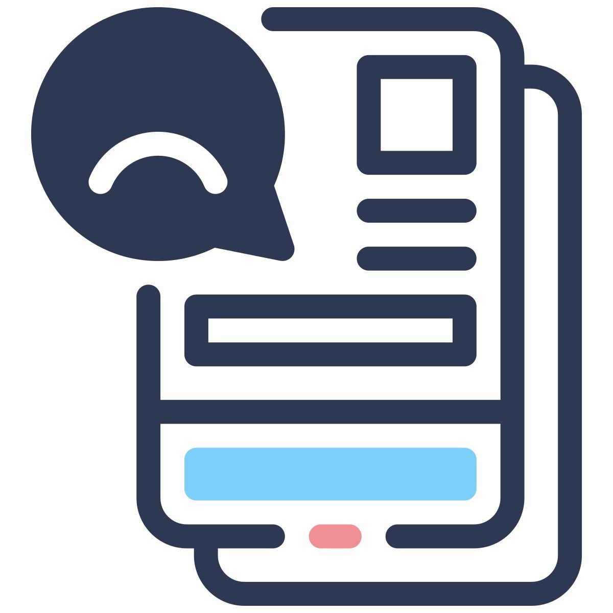 customer service complaint icon