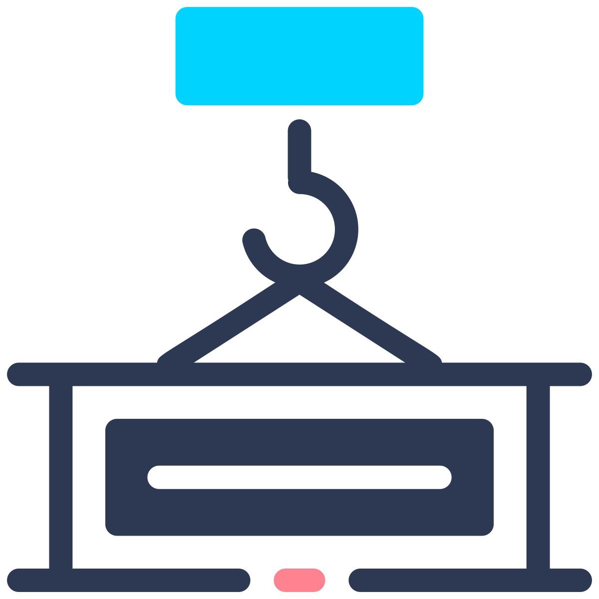 engineer toolbox crane icon