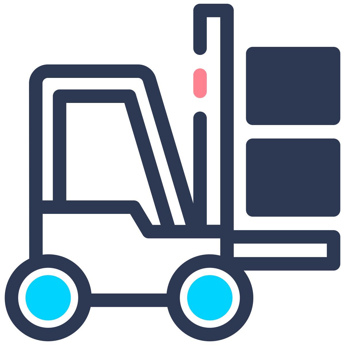 engineer toolbox forklift icon