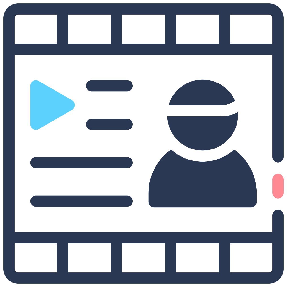 film festival biography icon