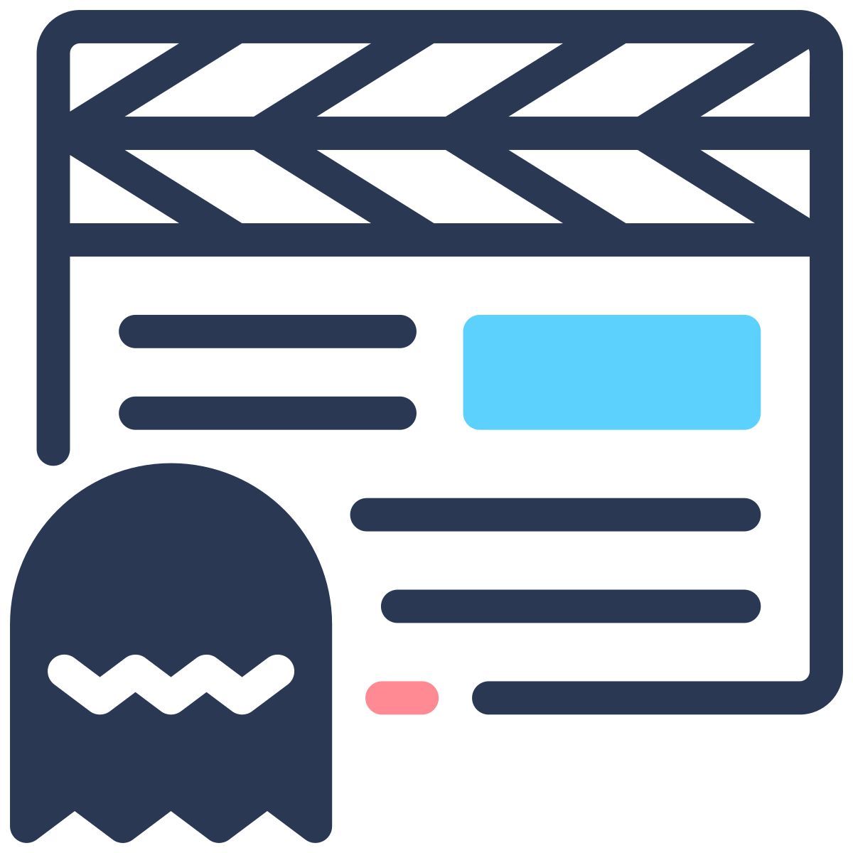 film festival horror film icon