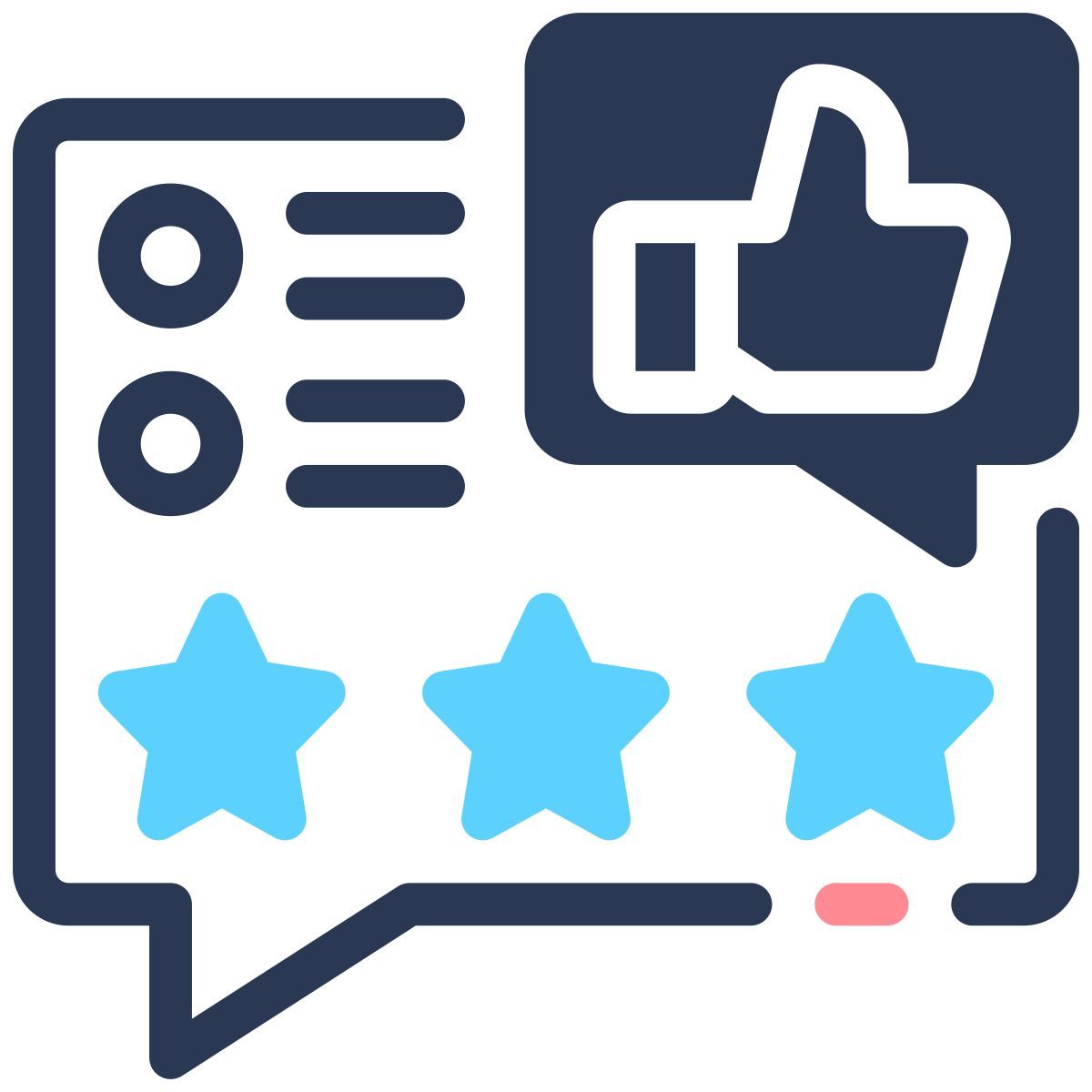 happy customer feedback icon