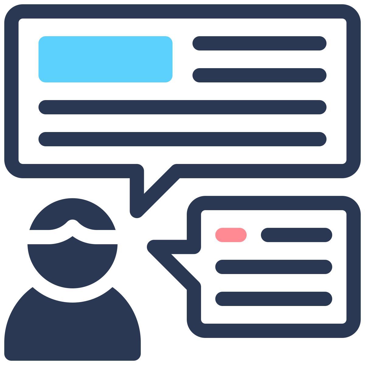 mentoring activities advice icon