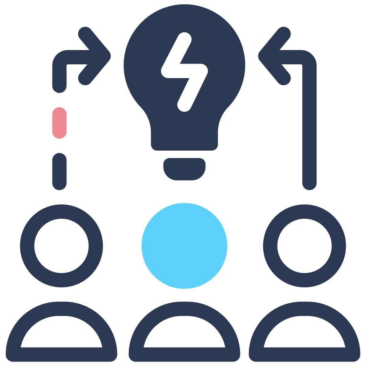 mentoring program brainstorm icon