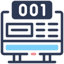 external Customer-Service-queue-number-customer-service-laconic-inipagistudio icon