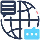 external global-online-discussion-laconic-inipagistudio icon