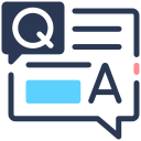 external question-and-answer-online-discussion-laconic-inipagistudio icon