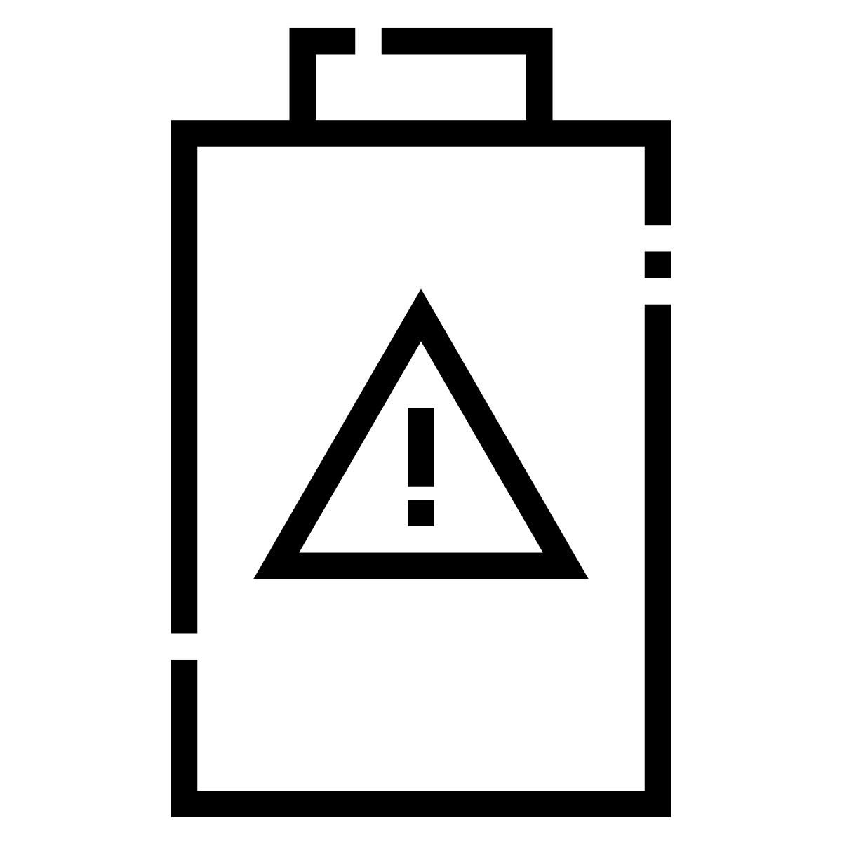 aviso de bateria icon