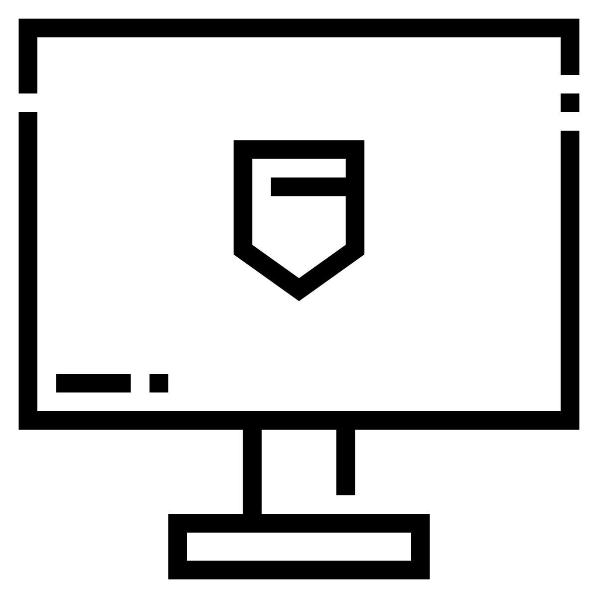 proteção de computador icon