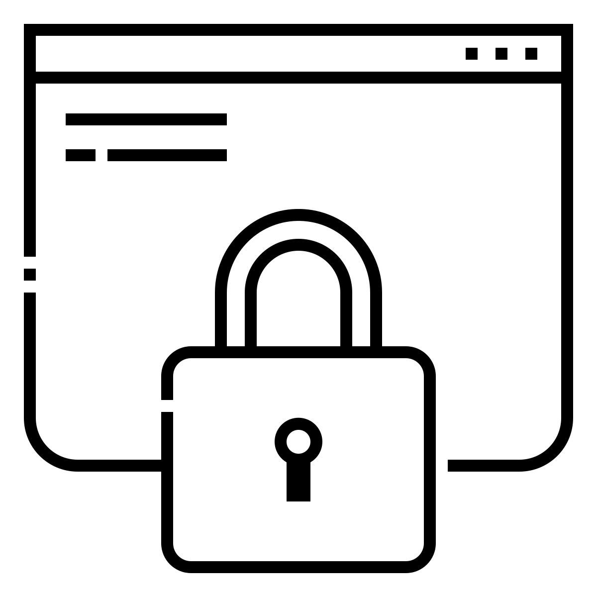 prohibited website icon