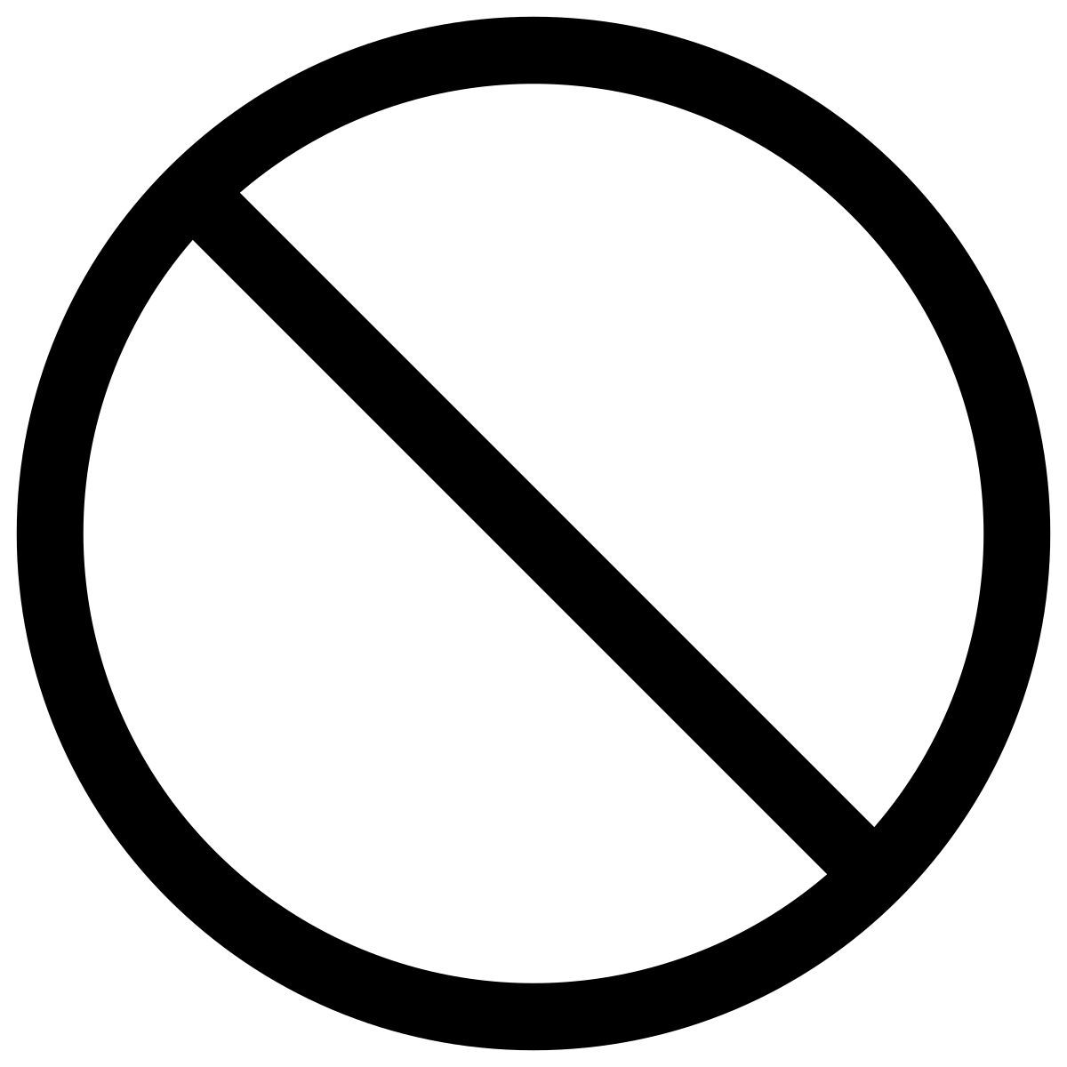 prohibited icon