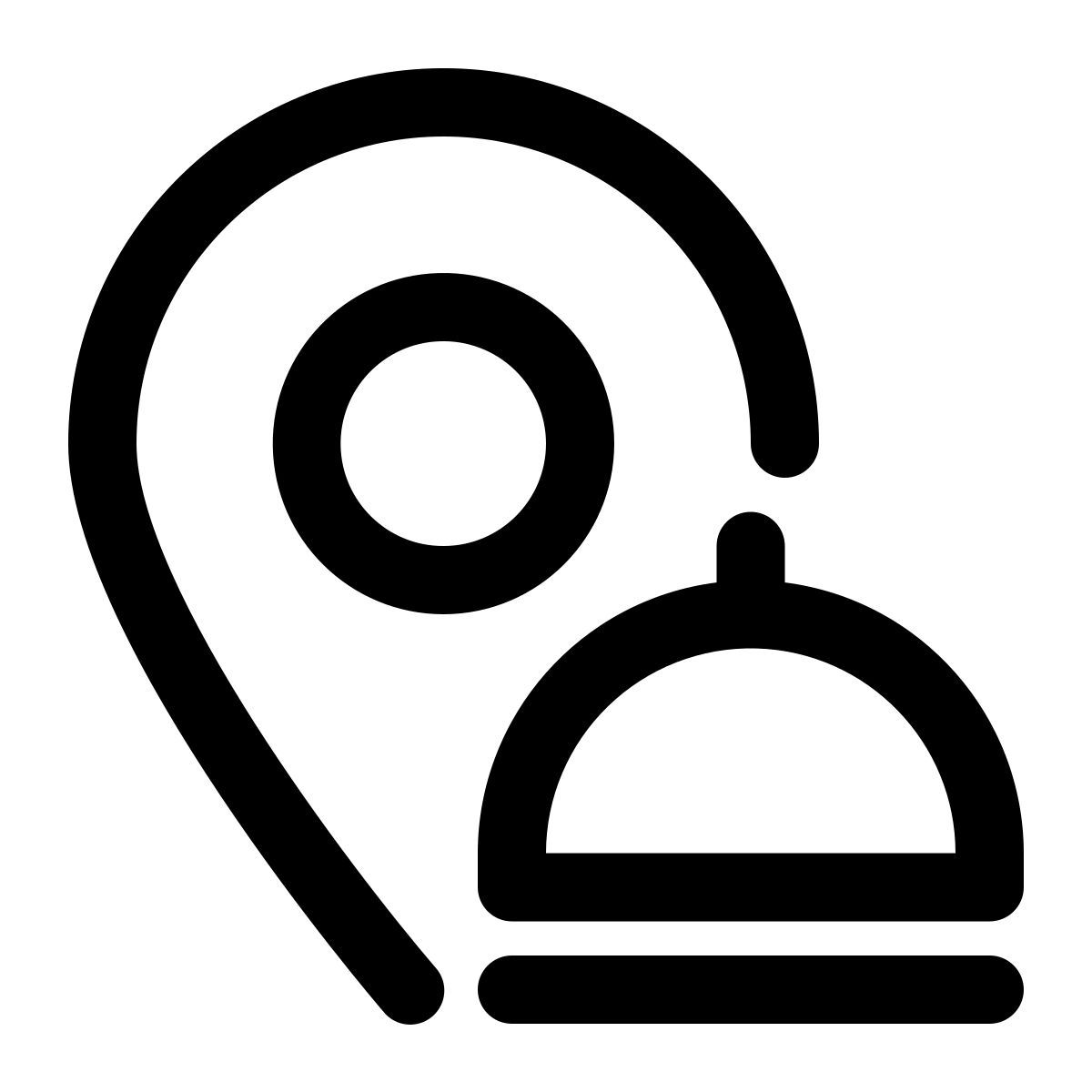 restaurant location icon