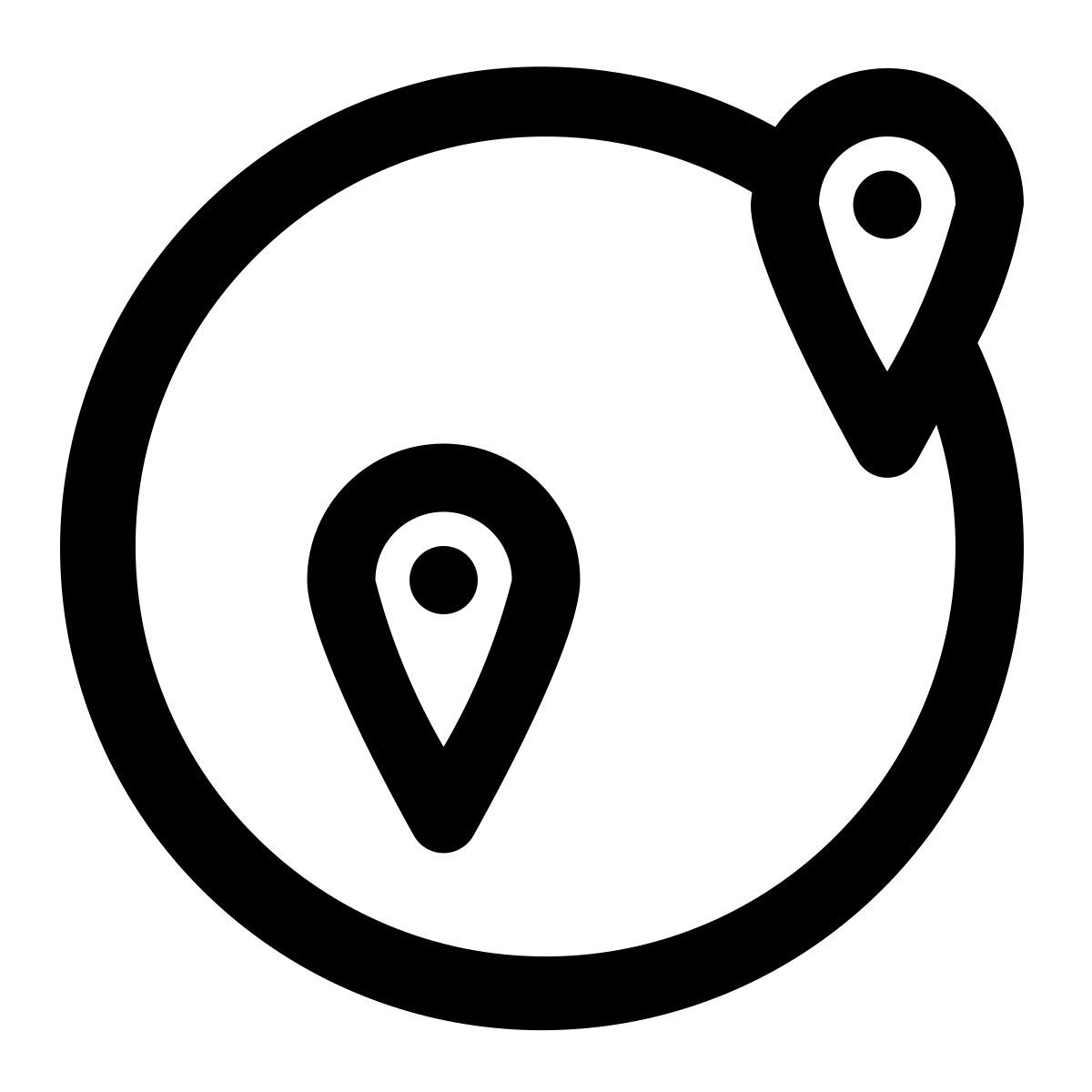 location pins icon