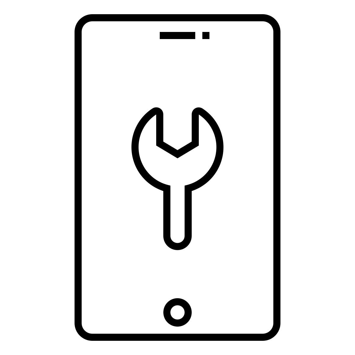 mobile settings icon