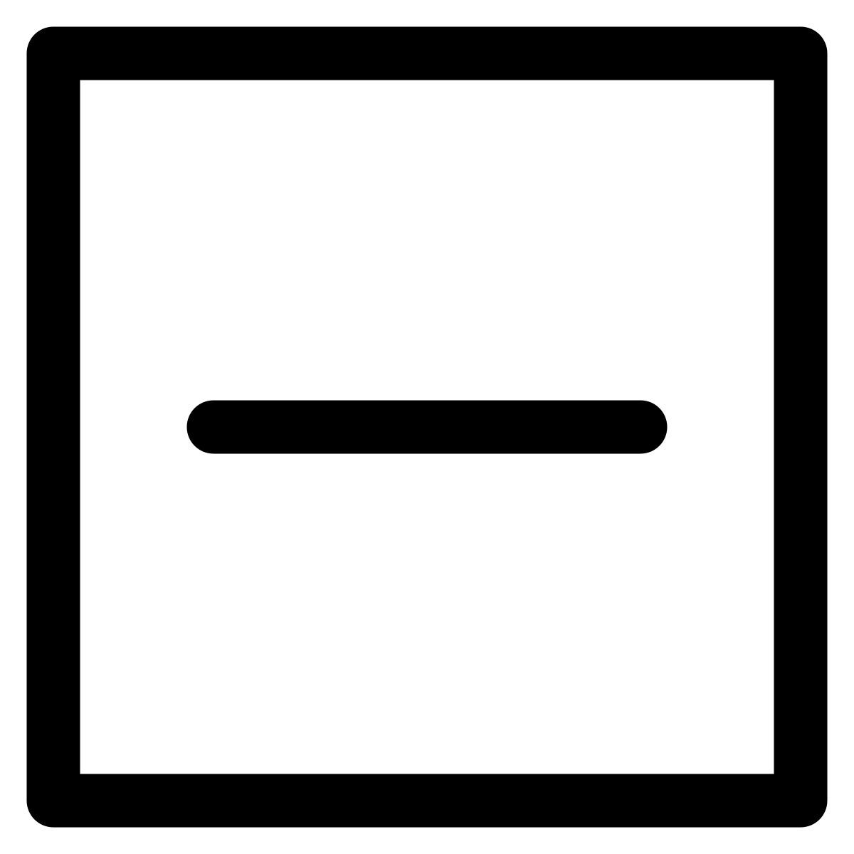 minus icon