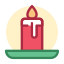 external candle-christmas-color-version-line-colors-royyan-wijaya icon