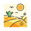 external cactus-landscape-color-line-colors-royyan-wijaya icon