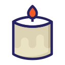 external candle-this-is-easter-line-colors-royyan-wijaya icon