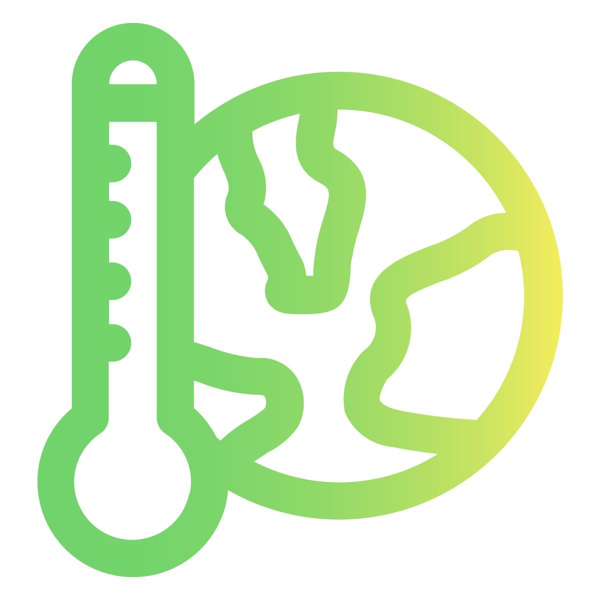 earth temperature icon