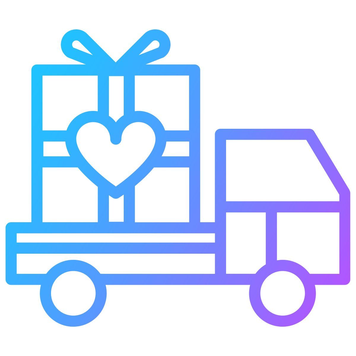gift delivery icon