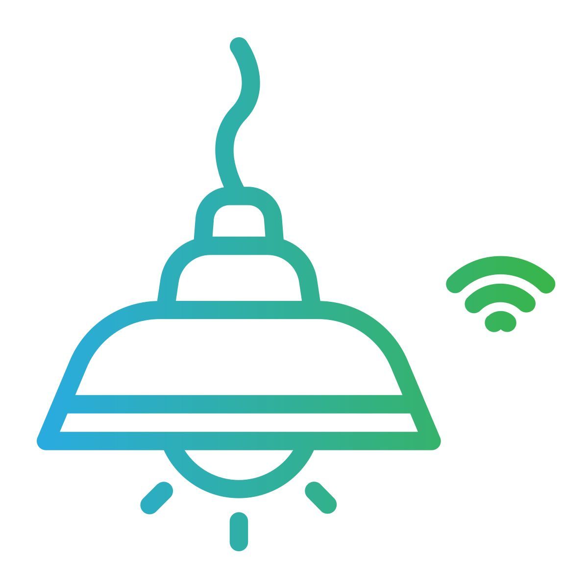 smart lamp icon